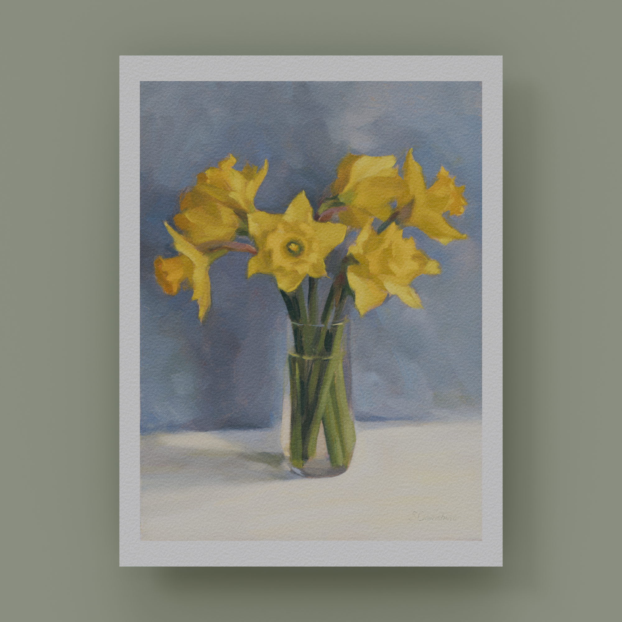 Spring bouquet  oil painting by Svetlana Gavrisheva