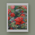 Enchanting  Red Roses oil painting by Svetlana Gavrisheva