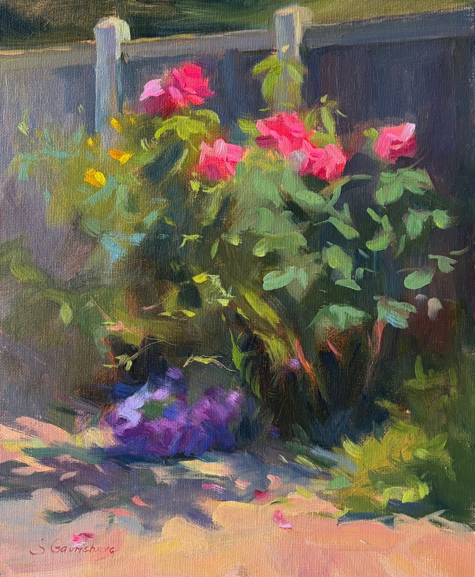 Afternoon sun oil painting by Svetlana Gavrisheva