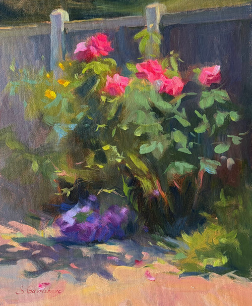 Afternoon sun oil painting by Svetlana Gavrisheva