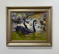 Black Swans oil painting by Svetlana Gavrisheva