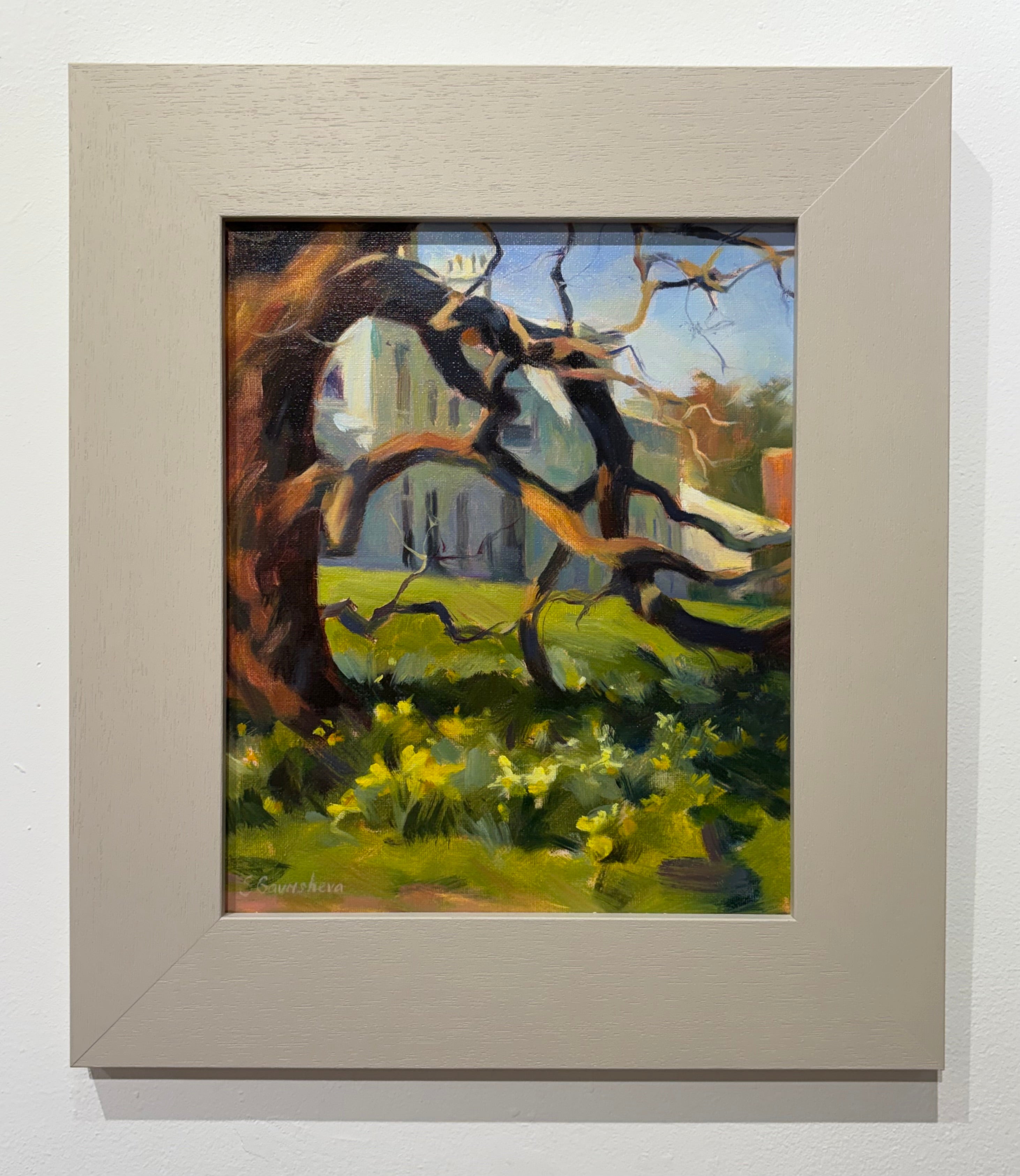 Black Walnut Tree at Hylands Park oil painting by Svetlana Gavrisheva