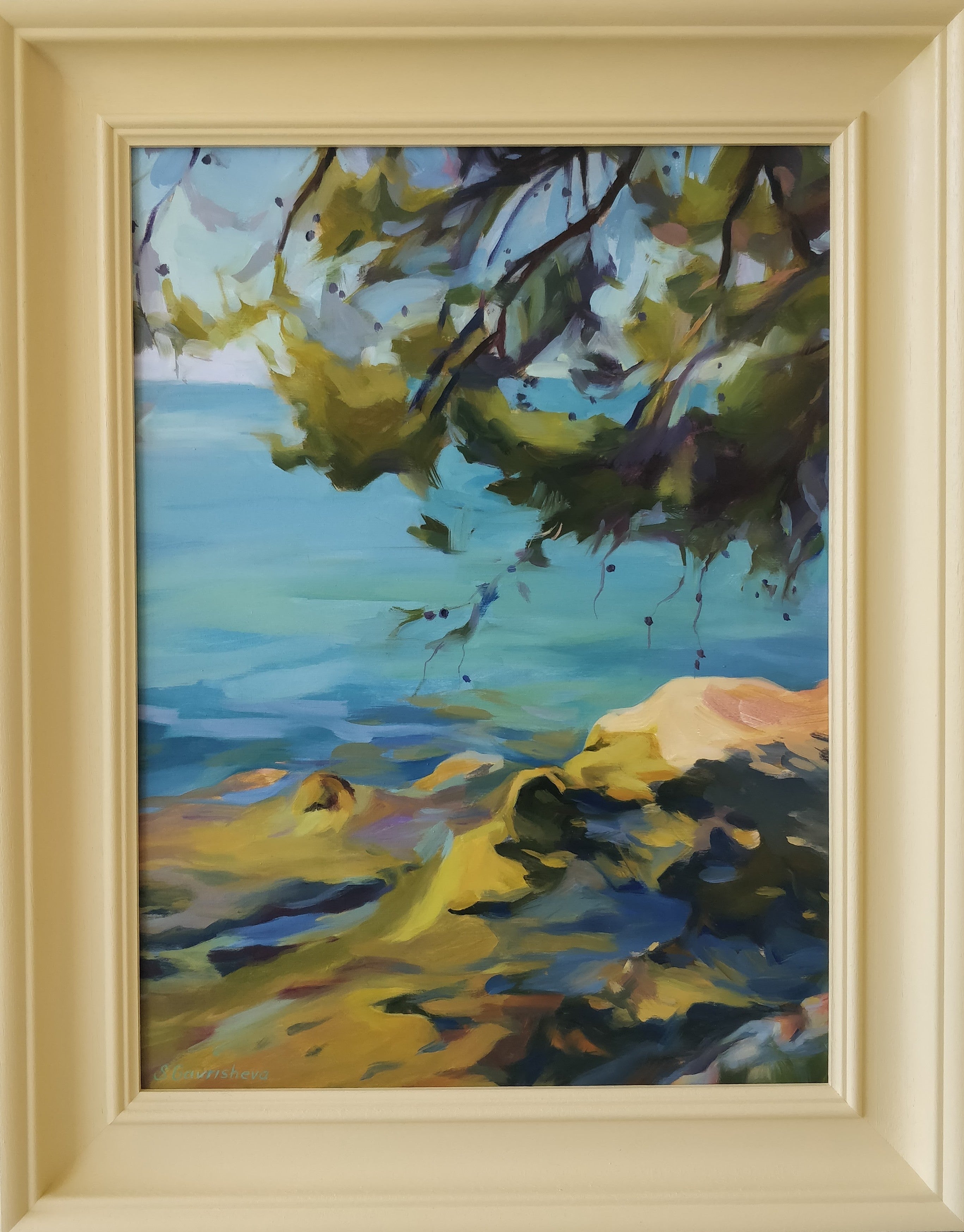 By the sea oil painting by Svetlana Gavrisheva