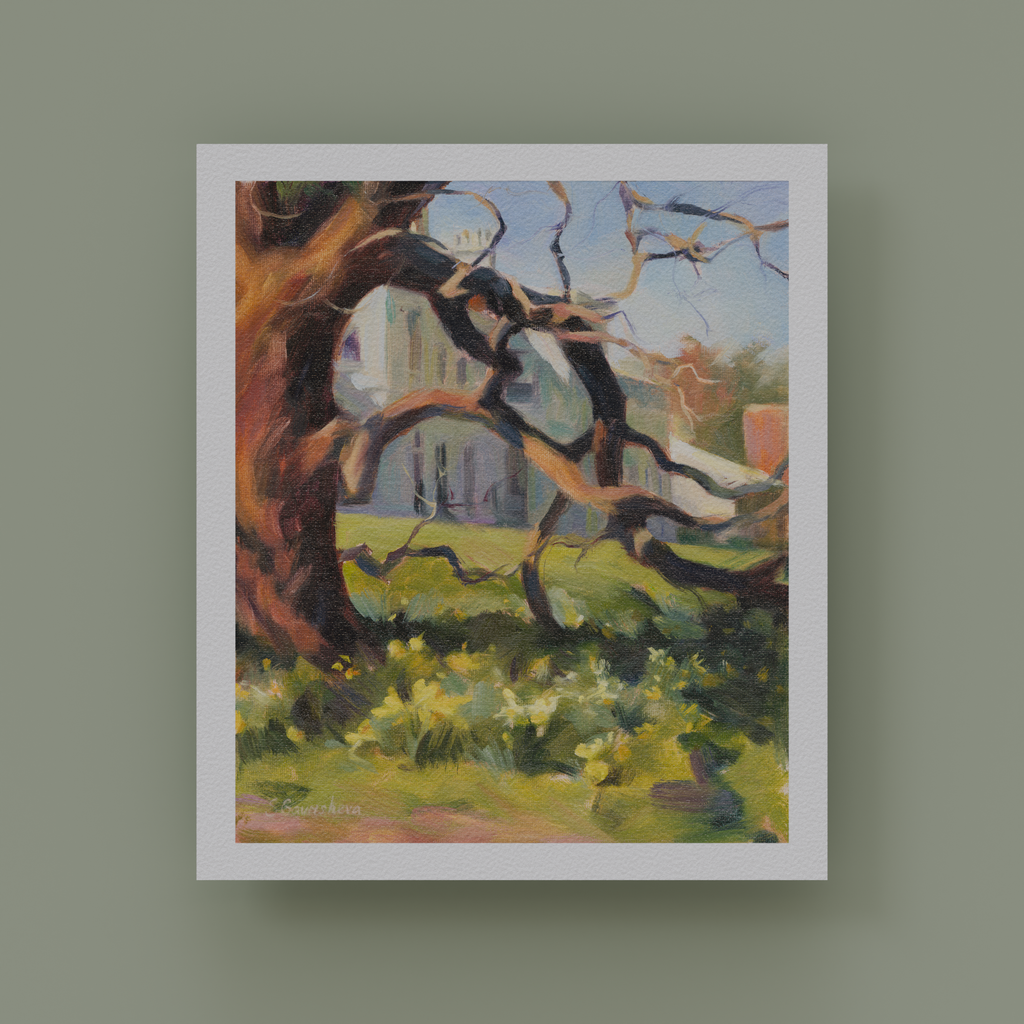 Black Walnut Tree in Highlands Park oil painting by Svetlana Gavrisheva