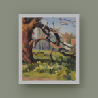 Black Walnut Tree in Highlands Park oil painting by Svetlana Gavrisheva